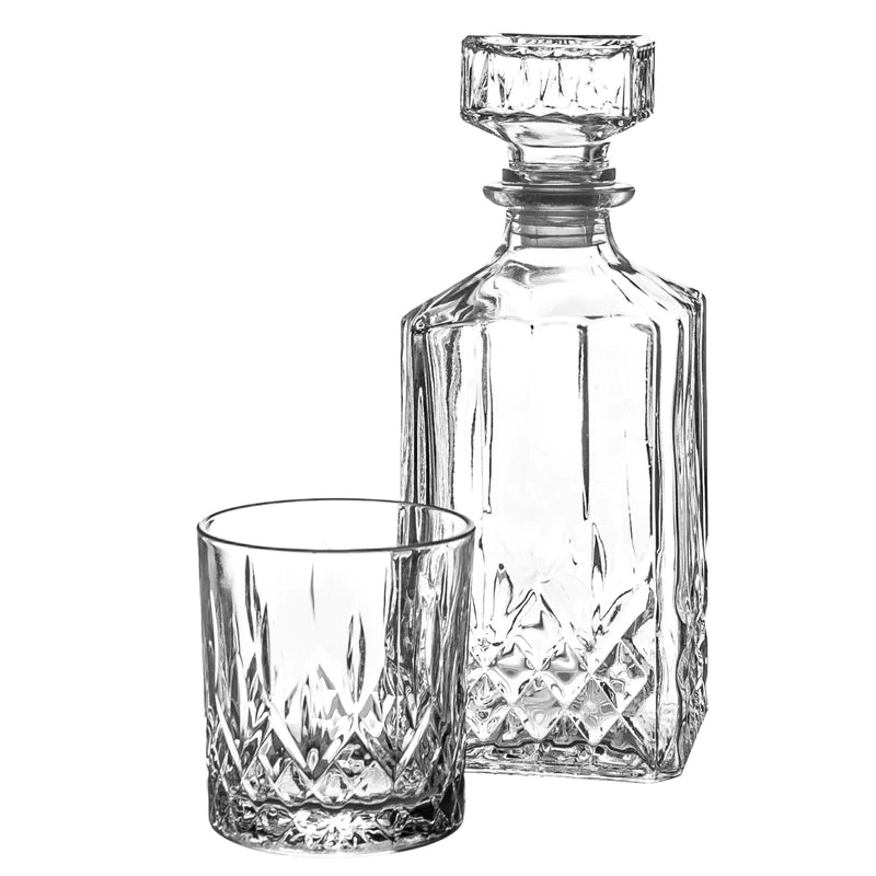 Whisky Decanter and Glass Set