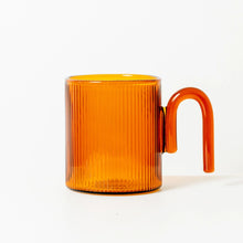 Load image into Gallery viewer, Archer Ribbed Glass Cup
