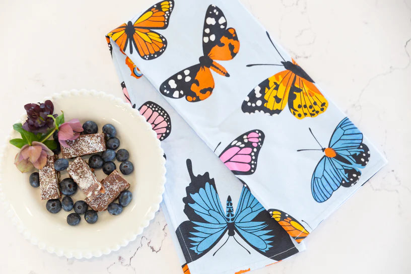 Butterfly Flutter Tea Towel