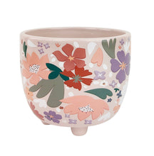 Load image into Gallery viewer, Mae Floral Planter 10cm
