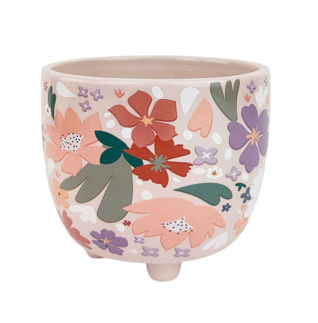 Mae Floral Planter 10cm